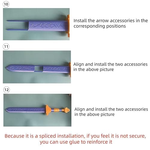 Rumi's Sword Cosplay Prop Replica Rumi‘s Costume Sword Cosplay,Fantasy Accessory,Halloween Costume thumbnail 6