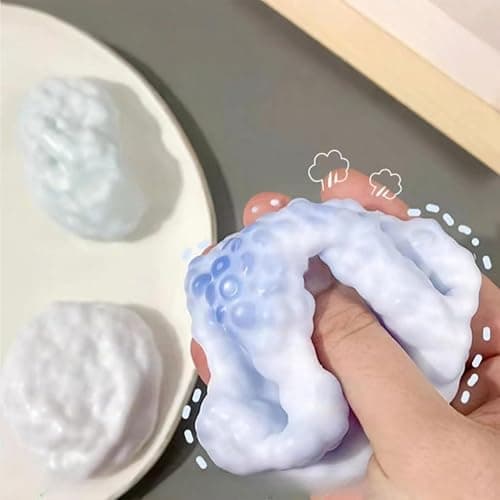 Crunchy Squishy Stress Ball, Ice Skin Crunchy Stress Balls, DIY Soft Sand Filled Anxiety Relief Squeeze Ball (1 Set) thumbnail 3