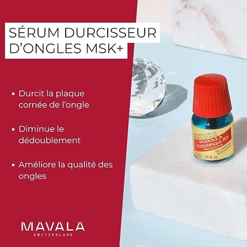 MAVALA Scientifique K+ Keratin Hardener Strengthener | Protect Nails | Avoid Breaking and Splitting | Supports Natural Keratinization | Multi-color, 0.16 Fl Oz thumbnail 3