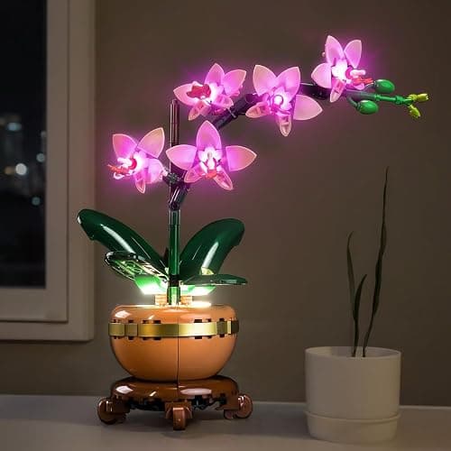 Licht Set Kompatibel mit Lego 10343 Mini Orchidee (Kein LEGO-Modell), Beleuchtung Set Compatible with Lego Mini Orchid 10343 Botanical Collection | Lego Model nicht enthalten | thumbnail 6