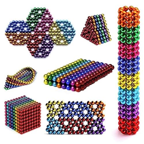 Update 521PCS Desk Fidget Toys for Adults, Desk Fidgets Toys for Office Stress,Magnet-Adults Beads Putty Toy Slime 18+ thumbnail 3