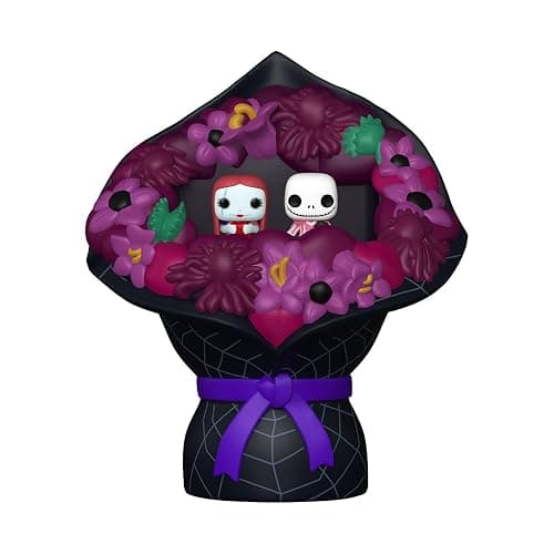 Funko Bitty Pop! Bouquet: The Nightmare Before Christmas - Sally and Jack Skellington - 0.9 Inch (2.2 Cm) Collectable - Gift Idea - Party Bags - Stocking Stuffers thumbnail 2