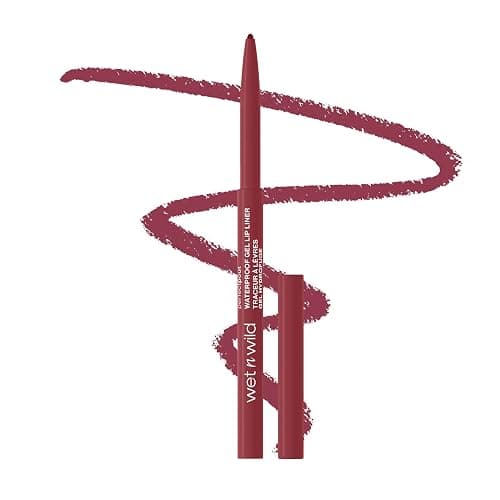 MY GAVORITE wet n wild Perfect Pout Matte Retractable Gel Lip Liner Pencil, Rich Creamy Long Lasting Color, Well-Defined and Flawless Application, Vegan & Cruelty-Free - Gone Burgundy - Image 1