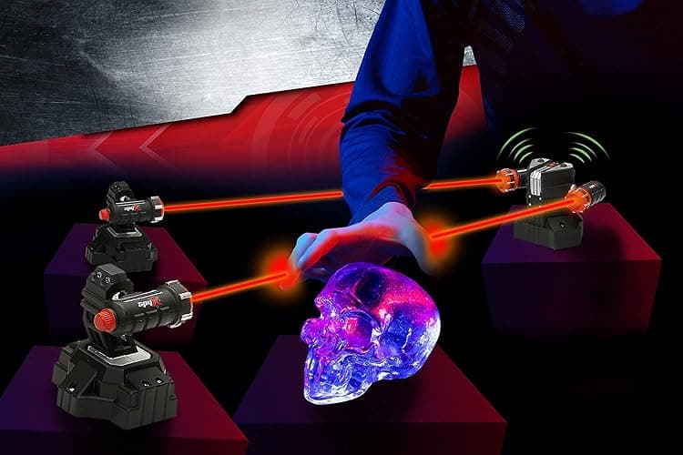 SpyX / Lazer Trap Alarm – Safe Laser Alarm Toy for Spy Kids to Protect Stuffs. Invisible Infrared Beam Spy Gadget for Kids. Motion Sensor/Detector Toy for Boys & Girls thumbnail 2