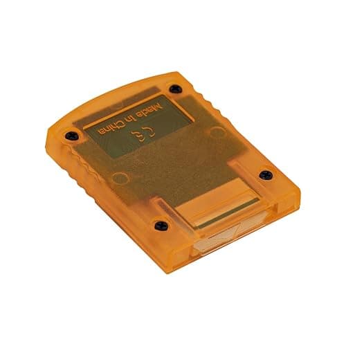 Wigearss 1024MB(16344 Blocks) Memory Card for Gamecube and Wii Console Game Cube NGC GC (Orange) thumbnail 4