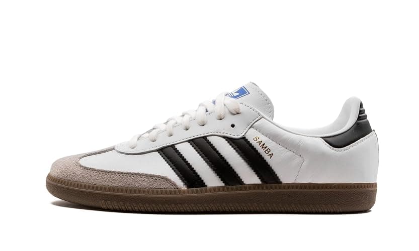 Adidas Originals SAMBA OG Men's Sneakers, Cloud White / Core Black / Clear Granite, 10 M US thumbnail 8