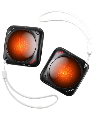 Lerat Hand Warmers Rechargeable, 2 Pack Electric Hand Warmers, Reusable Portable Pocket Heater - Image 1