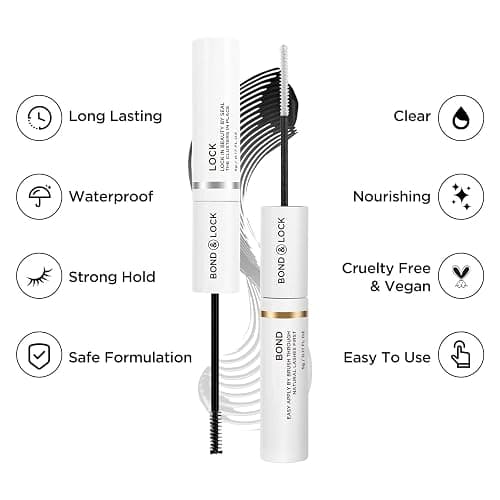 BEYELIAN Lash Bond and Seal, Cluster Lash Glue for Individual Cluster Lashes DIY Eyelash Extensions Latex Free Aftercare Sealant with Mascara Wand Super Strong Hold 72 Hours thumbnail 4