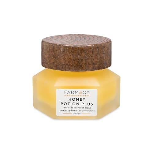 Farmacy Hydrating Face Mask - Honey Potion Plus Nourishing Skincare Facial Mask with Niacinamide, Ceramides + Pro-Vitamin B5 to Protect + Replenish Moisture Barrier (50g) - Image 1
