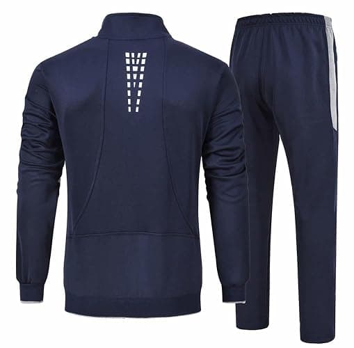 Rdruko Men's Tracksuit Sweatsuits 2 Piece Set Athletic Jogging Gym Activewear Sweat Track Suits Sets thumbnail 2