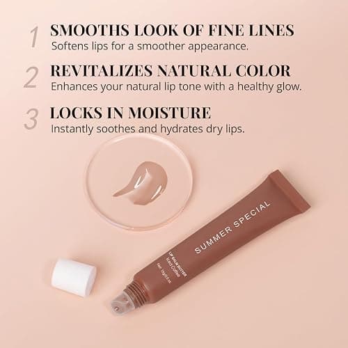4 PCS Summer Special Lip Butter Balm, Hydrating, Nourishing Lip Care with Shea Butter & Olive Oil, Sheer Tinted Shine, Instant Moisture & Soothing Dry Lips (Vanilla/Mint/Coffee/Cake) thumbnail 3