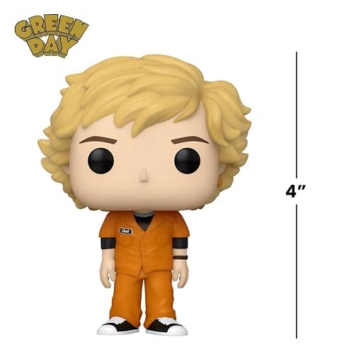 Funko POP! Rocks: Green Day - Mike Dirnt - (Basket Case) | Official Merch - Collectable Vinyl Figurine for Shelf Display - Birthday Gift Idea for Fans and Collectors thumbnail 3