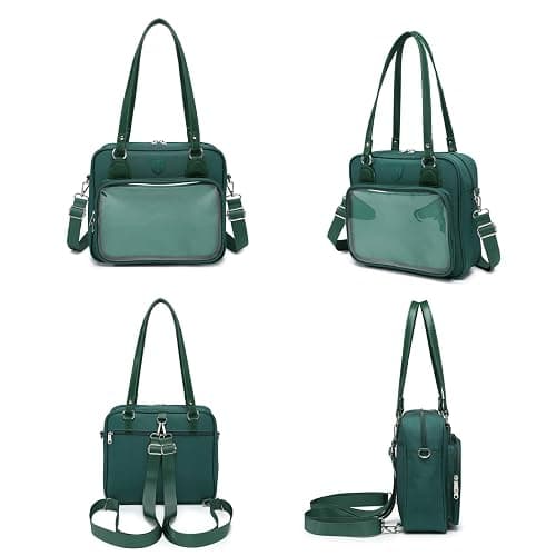 Oxford Ita Bag Crossbody Shoulder Bag Satchel Messenger Backpack Multi-Purpose Pins Display thumbnail 5