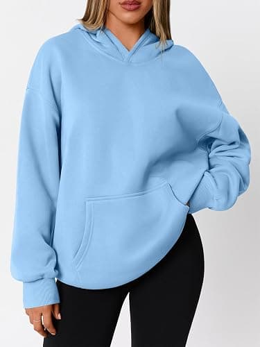 WYNNQUE Hoodies for Women Oversized Sweatshirts Fall Fashion Outfits 2026 Casual Sweaters Tops Fleece Workout Winter Clothes thumbnail 2