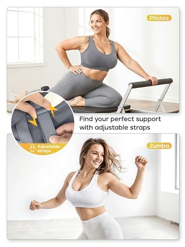 FITTIN Adjustable Sports Bras for Women: High Support Impact Padded Full Coverage Bra for Workout Gym - for C-DDD Large Bust thumbnail 3