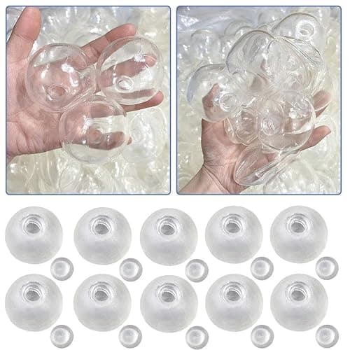 10PCS DIY Stress Ball Making Kit,Milky Blank Skins Empty Stress Ball DIY Kit,Vacuum Squishies StressBall with Empty Skin Base,Lid,Make Your Own Fidget Pressure Balls for Adults Sensory StressRelief thumbnail 6