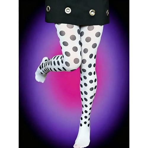 RICHTRUE Whimsy Twee Funky Patterned Tights Women Teen Girls Emo Goth Cool 2000s Fun Printed Tights Y2k Grunge Alt Clothes thumbnail 2
