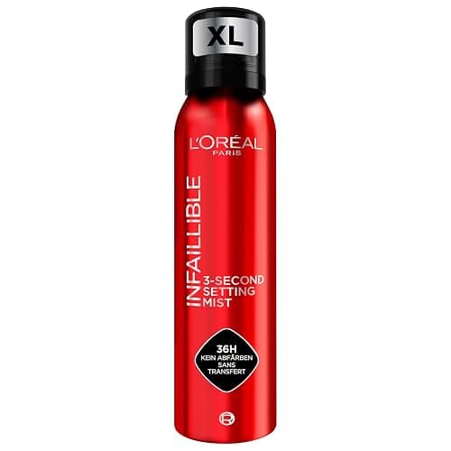 L'Oréal Paris Infaillible 3-second Setting Mist XL, Zum Fixieren von Make up, Transferfest in 3 Sekunden, Fixier-Spray für bis zu 36 Stunden Halt, 150 ml - Image 1