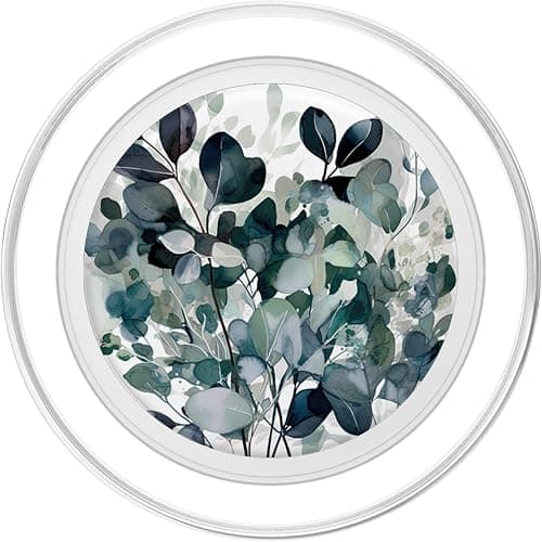 Eucalyptus Floral Flower Green Garden Pattern PopSockets PopGrip for MagSafe thumbnail 2