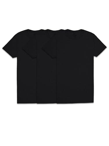 Fruit of the Loom Men's Undershirts, Moisture Wicking & Tag Free, Short Sleeve Crew T-Shirts - Image 1