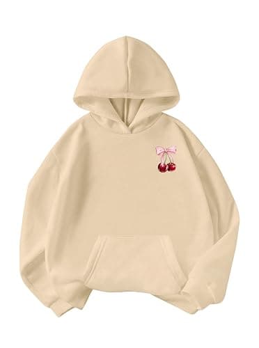 Ecolala Girls Long Sleeve Hooded Sweatshirt Thick Graphic Hoodie Cute Pullovers Tops thumbnail 2