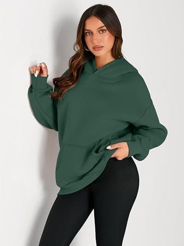 Trendy Queen Womens Oversized Hoodies Fleece Sweatshirts Fall Fashion Pullover Sweaters Winter Clothes thumbnail 2