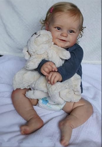 iCradle Lovely Real Look Reborn Baby Doll 20 inch 50 cm Silicone Toddler Baby Doll Realistic Newborn Doll Toy for Ages 3+ thumbnail 2