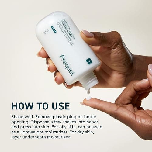 Prequel Skin Half and Half Fluid Moisturizer Face Cream. Lightweight Ceramide Peptide Lotion for All Skin Types, including Dry and Sensitive. Hydrating Facial Cream for Women and Men thumbnail 6