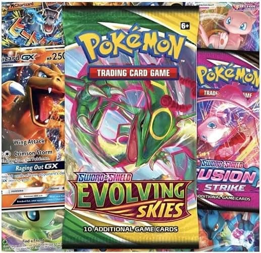 Pokemon TCG: Authentic Factory Sealed Booster Pack (Includes Mystery Card Bundle - V/VMAX 1 in 3 - Bonus Free Protective Card Holder!) thumbnail 3