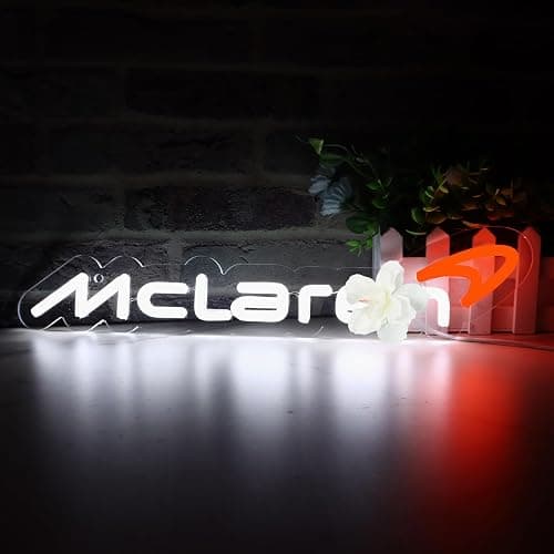 WonderfulLife Car Logo Neon Sign for Garage Decor,Led Lights for Bar or Man Cave,Unique Car Enthusiast Gift,Bright and Eye-Catching Wall Art. thumbnail 2