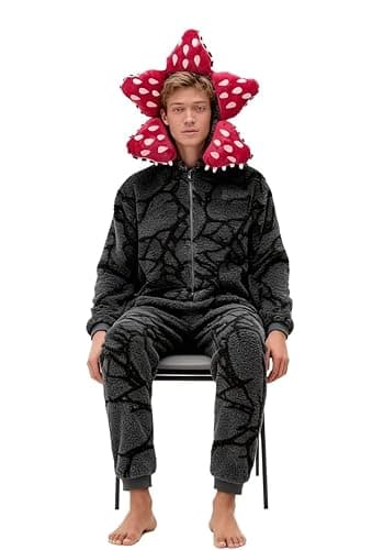 ANIUNITUME Demogorgon Onesie Adult Jumpsuit, One Piece Pajamas for Women thumbnail 4