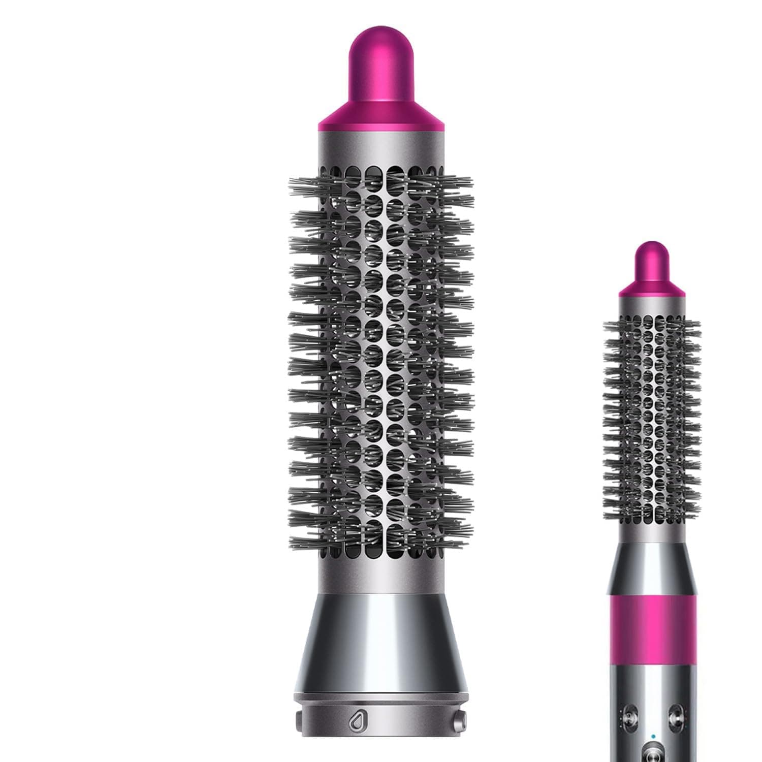 Small Round Volume Brush For Dyson Airwrap HS01 HS05 Curling Iron Accessories Styler Curling Hair Tool - Pink - Image 1