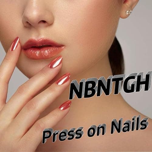 Blue Duck Nail Press ons Star Fake Nails Water Drop with Design Spindrift Glue on Nails French Tip Press on Nails Glossy Artificial Acrylic Nail Eye Rhinestone Stick on Nail for Women Manicure 24Pcs thumbnail 7