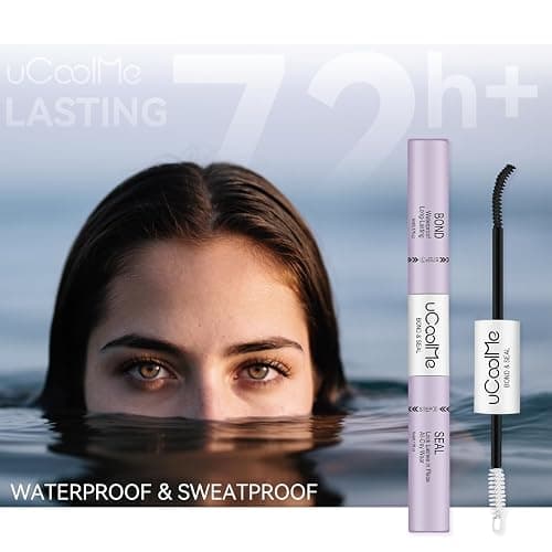 uCoolMe Lash Bond and Seal Waterproof 10ML for Lash Clusters 144Hours SuperStrong Long-Lasting Non-Irritating Eyelash Glue for DIY at Home(Black,10ML) thumbnail 8