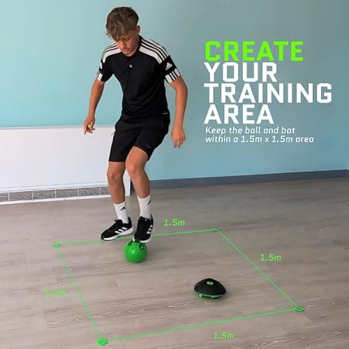 Soccer Bot - Ultimate Indoor Soccer Game with Score Tracker and Speed Modes, Soccer Training Toy thumbnail 2