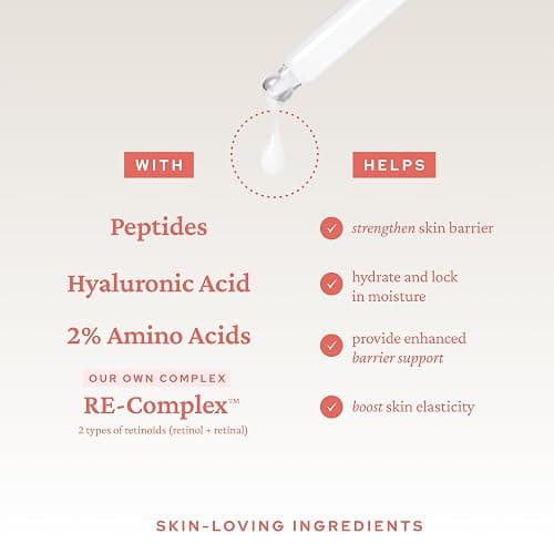 belif Super Drops Retinol & Peptide Barrier Serum – Sérum Antiedad con Retinol y Péptidos, Mejora Elasticidad, Reduce Poros y Hidrata con Ácido Hialurónico, K-Beauty (30ml) thumbnail 3