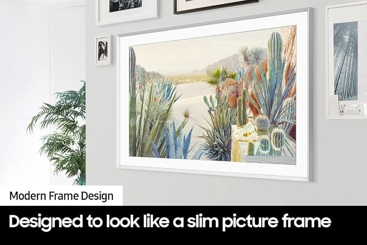 Samsung 32-Inch Class QLED The Frame LS03C Series, Quantum HDR, Art Mode, Anti-Reflection Matte Display, Slim Fit Wall Mount Included, Smart TV w/Alexa Built-in (QN32LS03CB) thumbnail 8