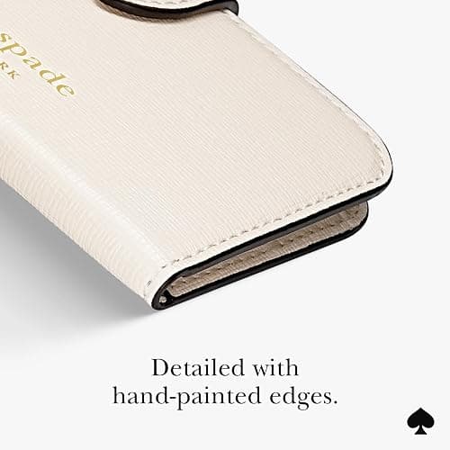 kate spade new york Morgan Magnetic Phone Wallet/Card Holder - Compatible with MagSafe Phones and Cases - Cream thumbnail 8