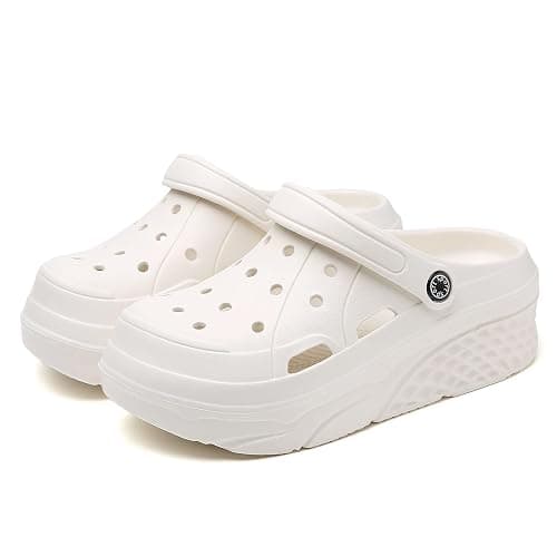 Meidiastra Women's Platform Clogs Slippers Slip On Slide Wedge Sandals for Women thumbnail 4