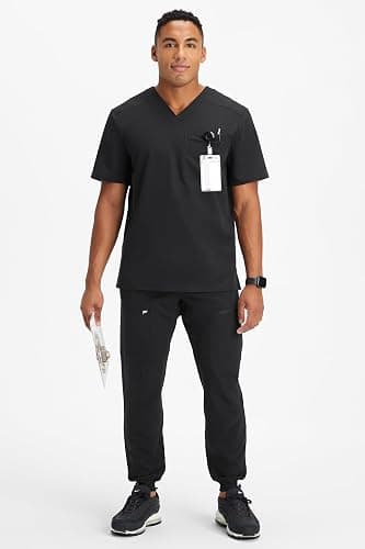 Fabletics Men's All-Shift 5-Pocket Scrub Jogger - MotionTech, 4-Way Stretch, Pocket-Packed, Lightweight, Semi-Slim Fit thumbnail 5