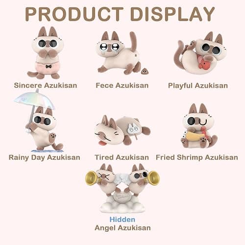 BEEMAI Nobeko Heartwarming Azukisan's Daily Series 3 Single Box (Contains 1 Figure), Blind Box Figures Random Design Cute Figures Collectible Toys Birthday Gifts thumbnail 3