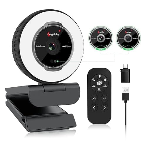 Angetube 1080P Streaming Webcam