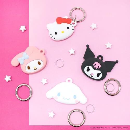 iFace Sanrio Friends Special Edition Silicone Protective Cover [ Compatible with Apple AirTag/AirTag 2 ][Cute Character Case Holder] [Carabiner Keychain Clip Included] - My Melody thumbnail 2