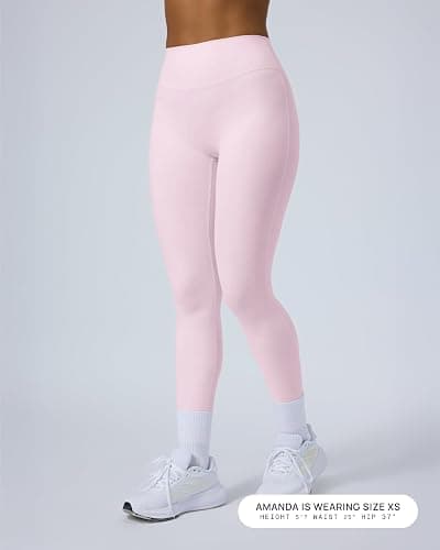 PAVOI ACTIVE Buttery Soft Workout Leggings for Women - High Waisted No Front Seam Gym Leggings Yoga Pants - FlexFlow thumbnail 5
