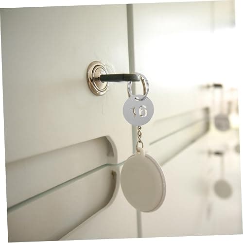 NUOBESTY 1-20 Stainless Steel Numbers Tags, Numbered Keychain Tags with Key Rings, Stainless Steel Keychains with Rings for Dormitory Keys House Lockers thumbnail 9
