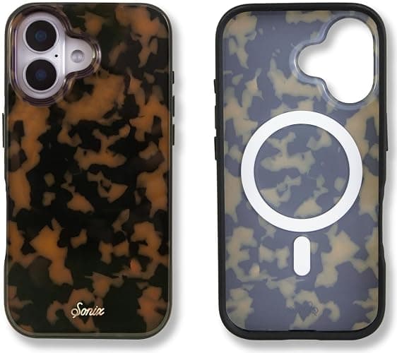 Sonix Case for iPhone 16 Plus | Compatible with MagSafe | 10ft Drop Tested | Tortoiseshell | Brown Tort - Image 1