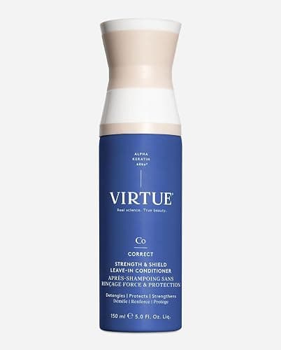 VIRTUE Correct Strength & Shield Leave-In Conditioner Spray, 5 Fl Oz | Detangler, 450F heat protection, UV defense, all hair types, repairs with Alpha Keratin 60KU, coconut fragrance thumbnail 10