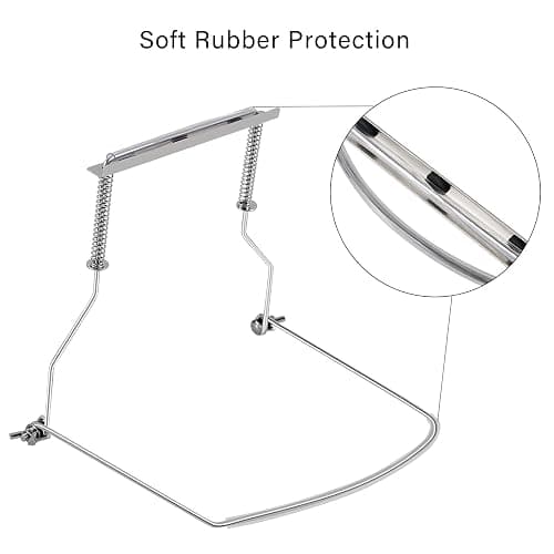 EASTROCK Harmonica Holder,10 Hole Professional Harmonica Holder Neck,Anti-Scratch Adjustable Harmonica Neck Brace,Hands-Free During the Performance thumbnail 4