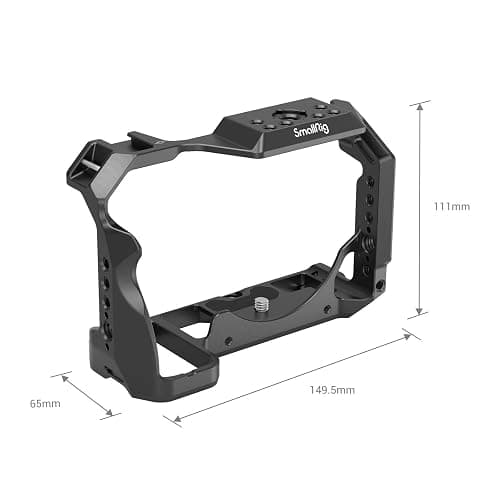 SmallRig Aluminum Alloy Cage for Nikon Z5 / Z6 / Z7 / Z6II / Z7II Camera with Built-in NATO Rail and Cold Shoe Mount for Microphone and Light 2926 thumbnail 2