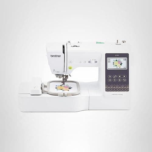 Brother SE700 Sewing and Embroidery Machine, Wireless LAN Connected, 135 Built-in Designs, 103 Built-in Stitches, Computerized, 4" x 4" Hoop Area, 3.7" Touchscreen Display, 8 Included Feet, White | 135 Embroidery Designs, 103 Stitches, 4 X 4 Area, 3.2 X 1.8 LCD, 8 Feet, Advanced Needle Threading, Auto Thread Cutter thumbnail 13